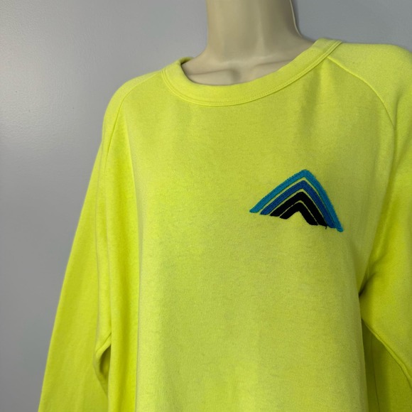 Aviator Nation Crew Neck Embroidered Mountain Stitch Sweatshirt - Picture 7 of 12